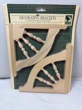 FAN wooden corner brackets for Screen doors Or Use As Accent Trim New
